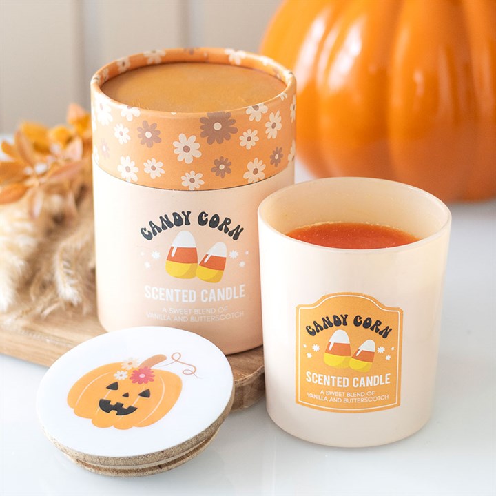 Candy Corn Vanilla & Butterscotch Candle