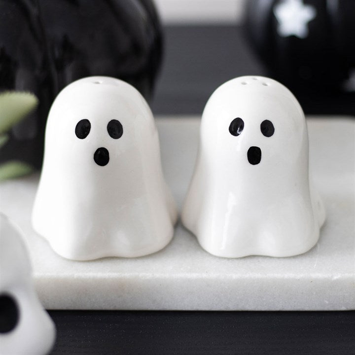 Ghost Salt and Pepper Shakers (pair)