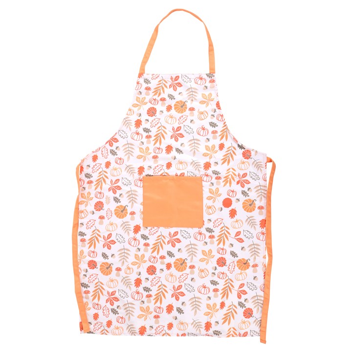 Autumn Leaves & Pumpkins Apron