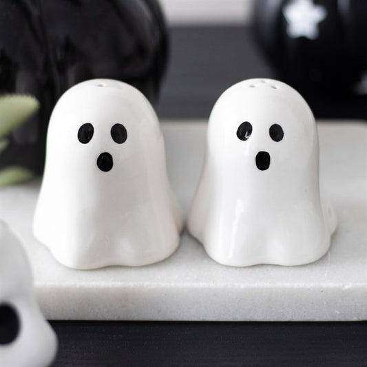 Ghost Salt and Pepper Shakers (pair)